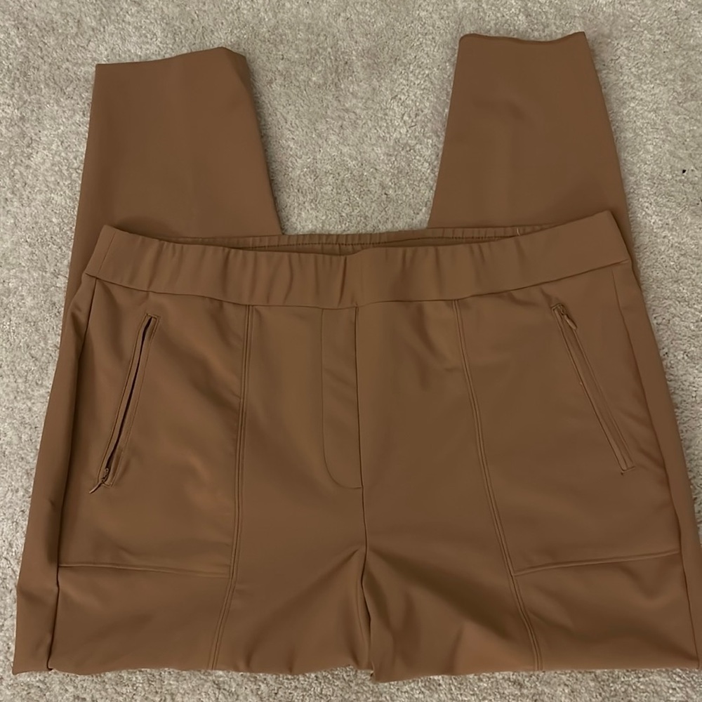Lane Bryant size 18, stretch waist, low profile zipper hip pockets.